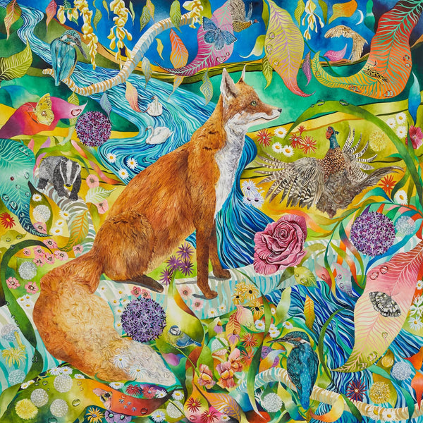 Fox & Pheasant - Original Artwork