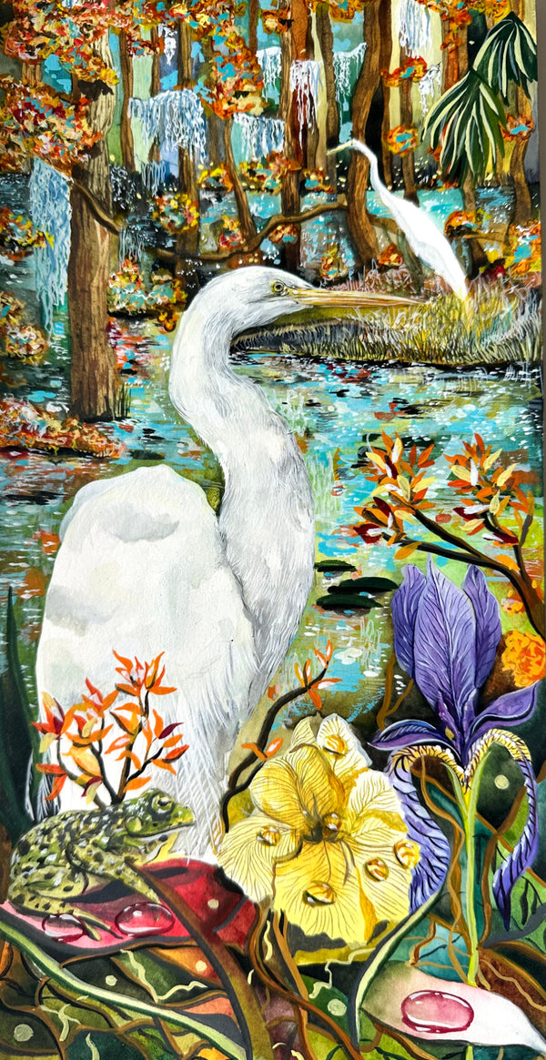 Egrets - Original Artwork