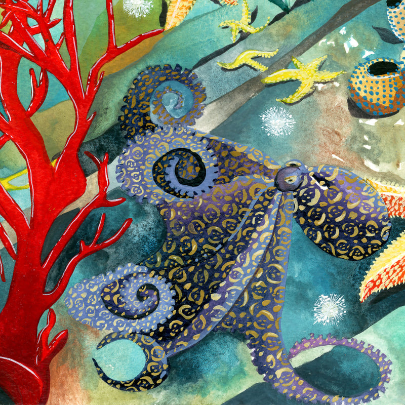 The Golden Octopus - Original Artwork