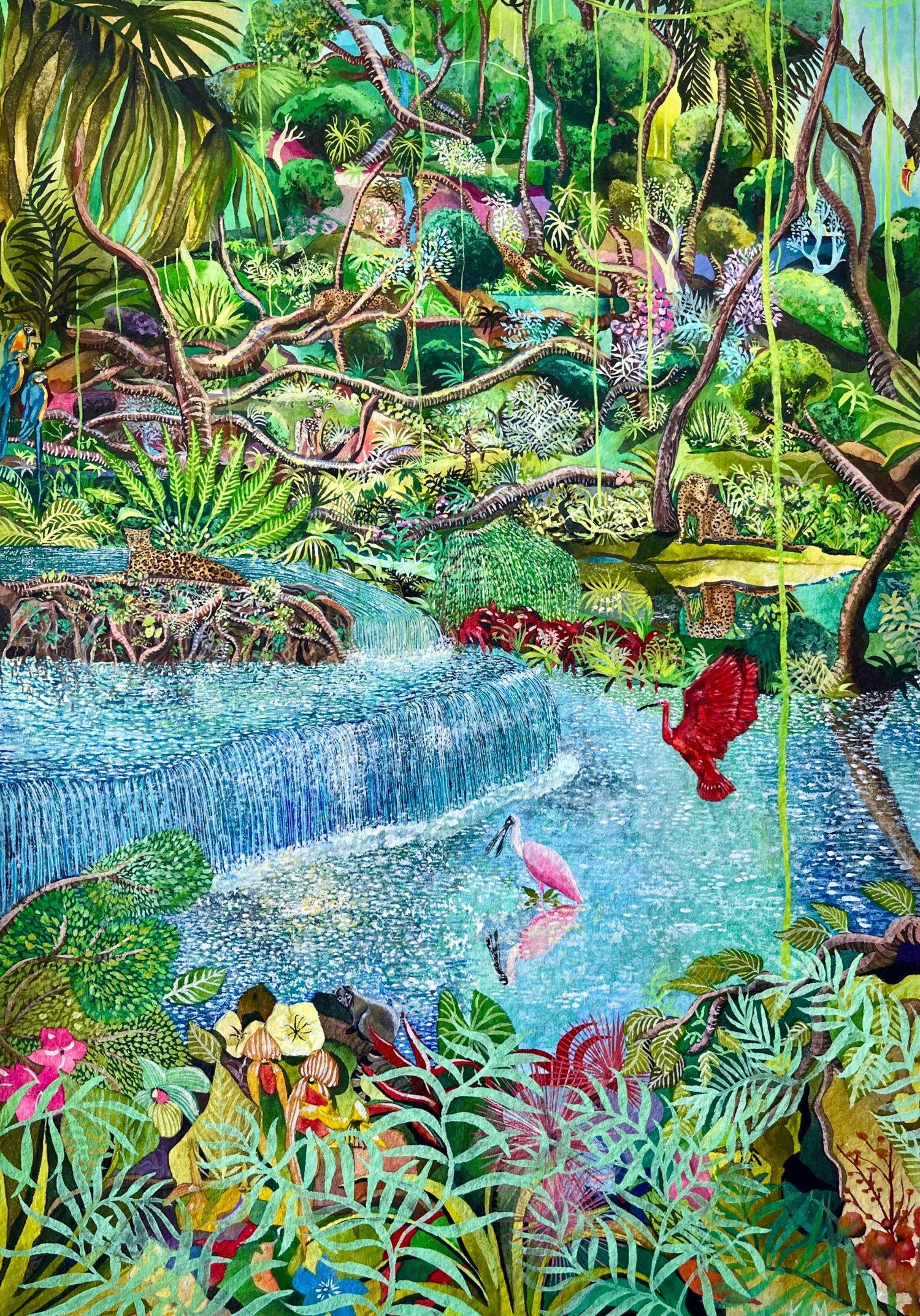 Kate Morgan Studio - Heart of the Jungle - Original Artwork