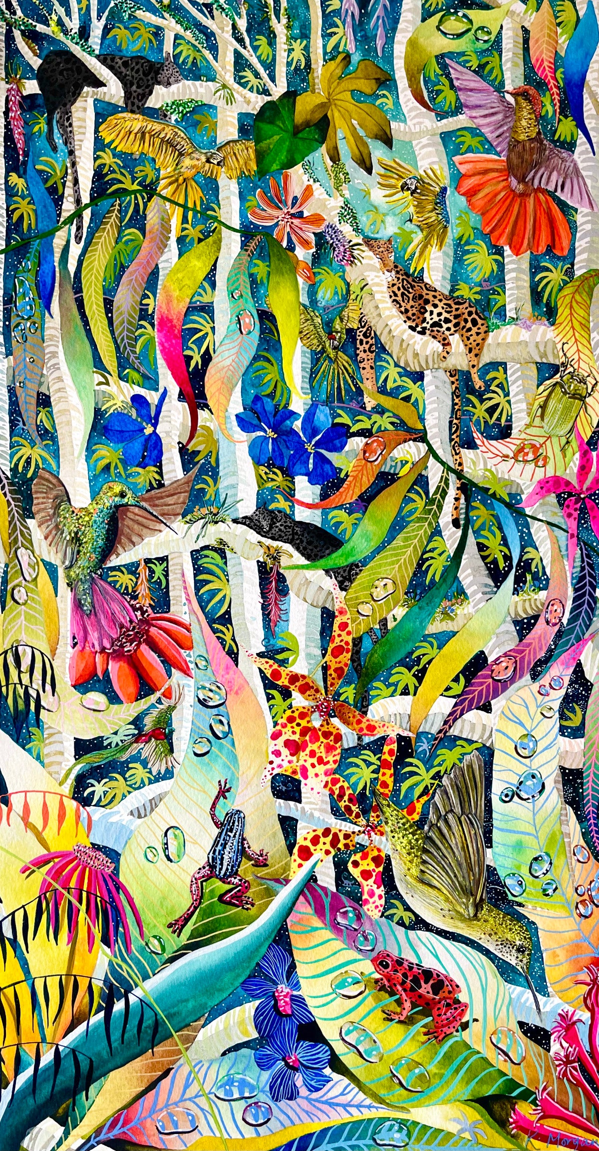 Kate Morgan Studio - Hum of the Jungle - Original Artwork