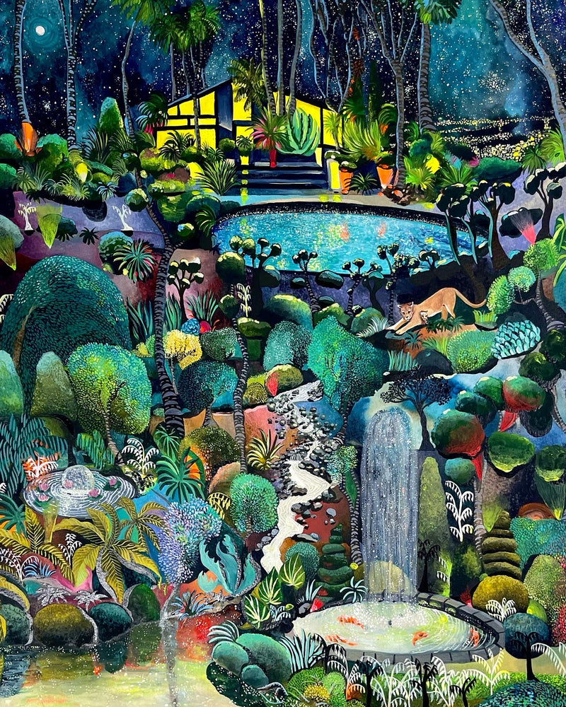 Midnight Garden - Original Artwork