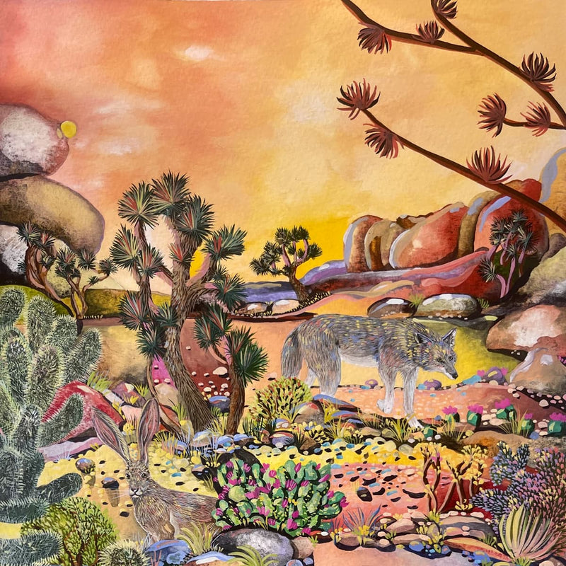 In the Desert - Original Artwork
