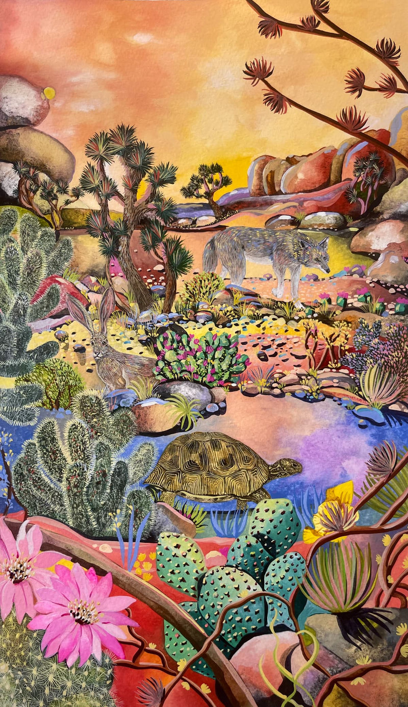 In the Desert - Original Artwork