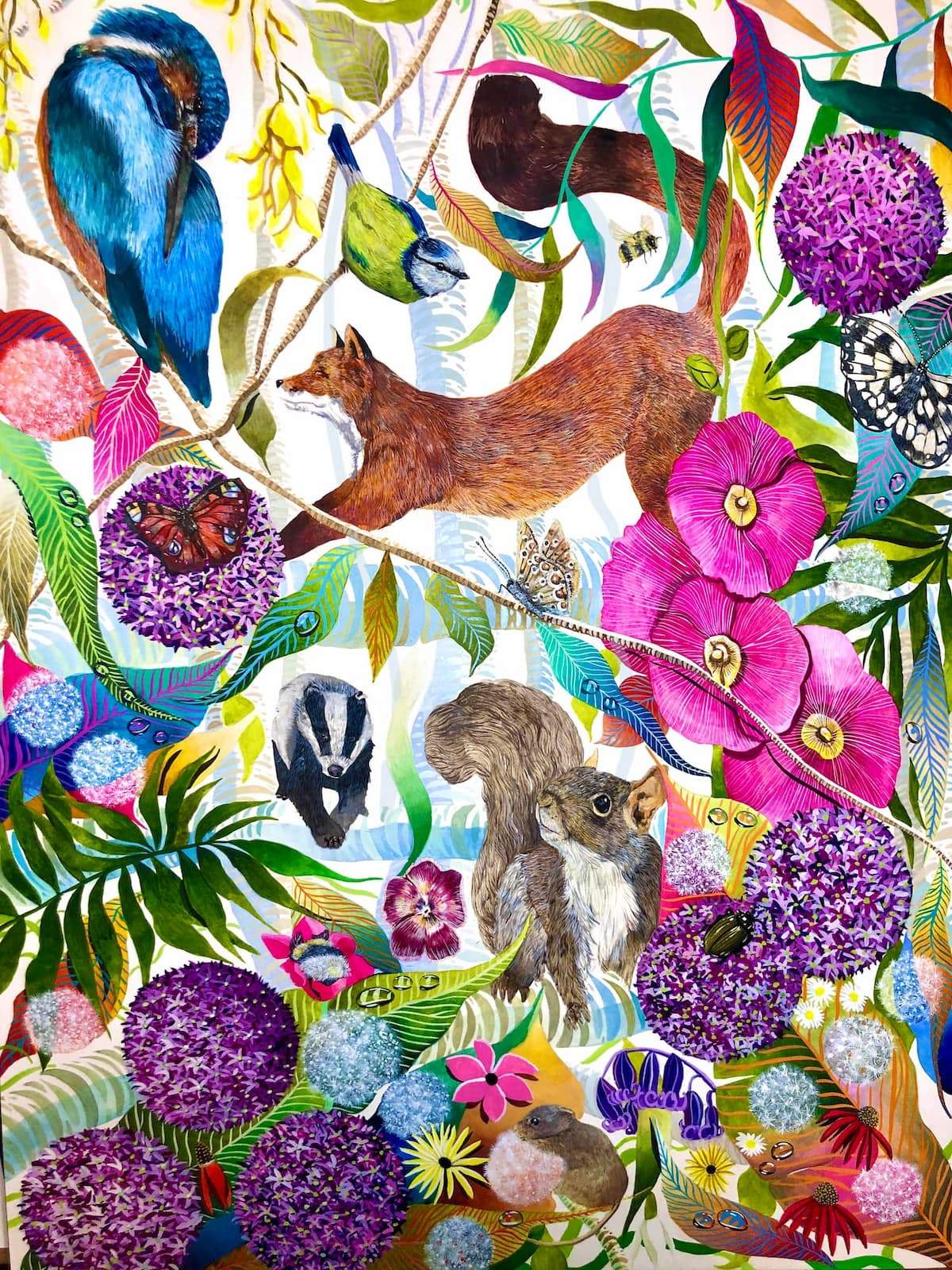 Kate Morgan Studio - English Jungle III - Original Artwork